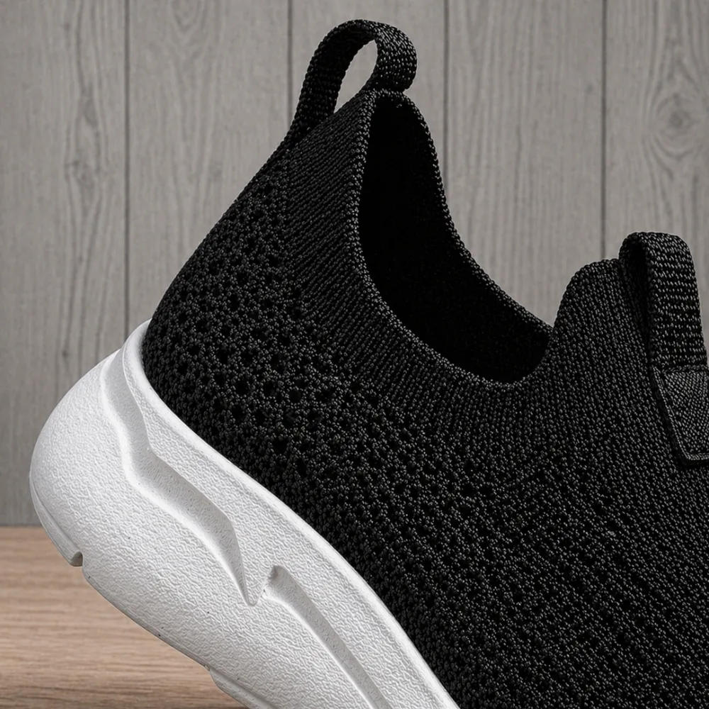 Breathable Knit Slip Ons