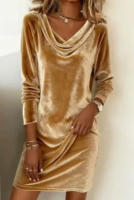 Refined Refined Women's Velvet Midi Dress