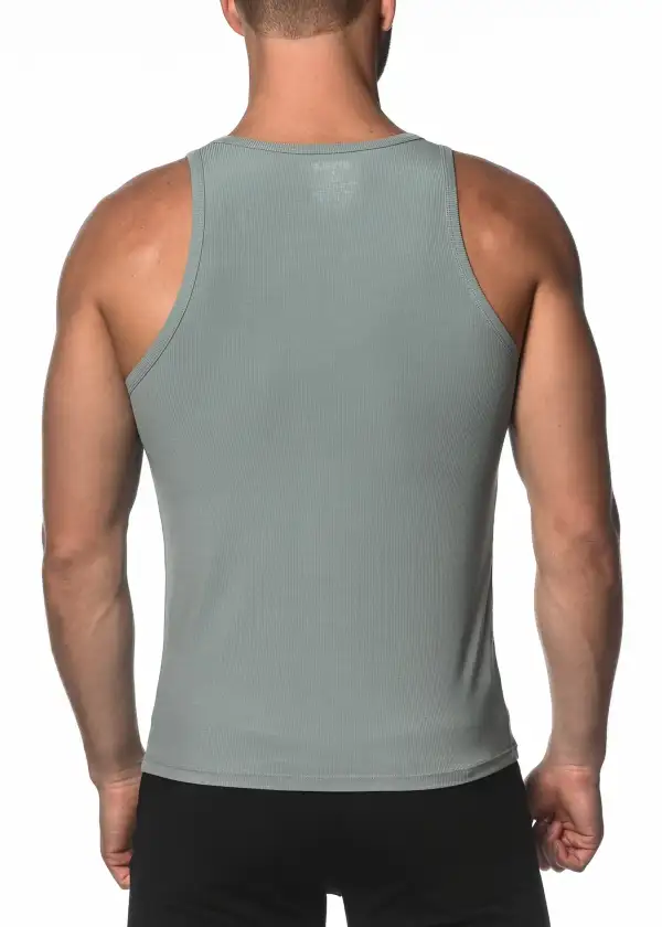 Polished Ribbed Tank Top