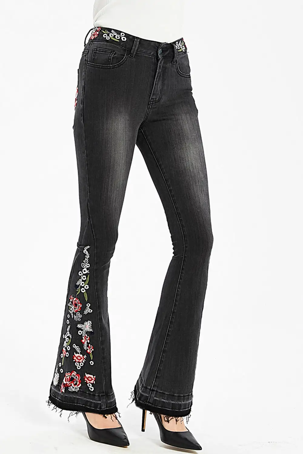 Modern Raw Hem Denim Jeans