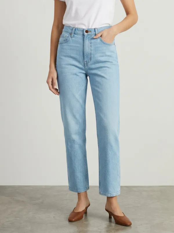 Soft-Look High-Rise Classic Women's Straight-Leg Jeans