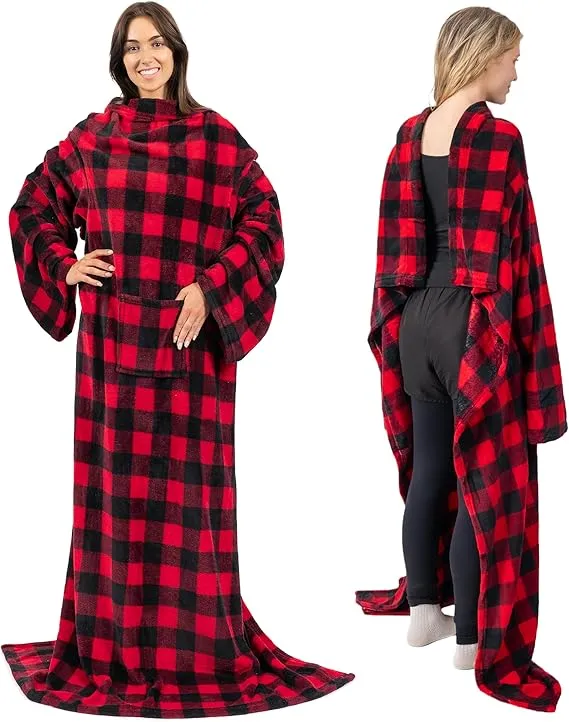 Wearable Blanket with Sleeves – Cozy Warmth You Can Wear  Snuggle. Relax. Stay Warm.