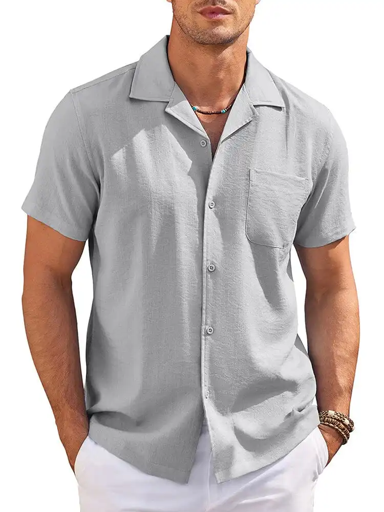 Casual Vacation Cuban Shirt