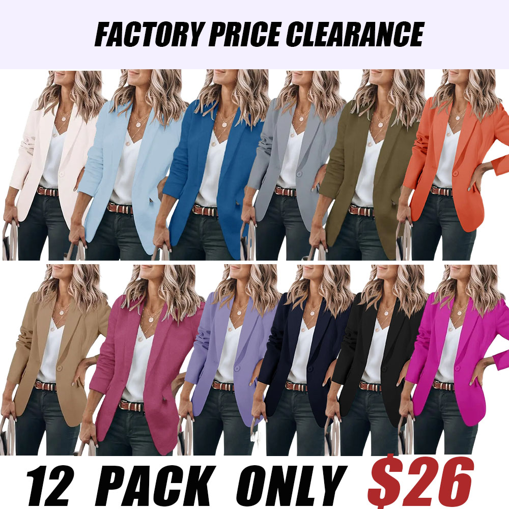 🔥 Women's Casual Fitted Blazer