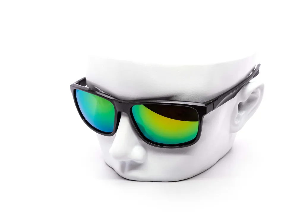 12-Pack Minimalist Sport Wraparound Burnt Mirror Sunglasses