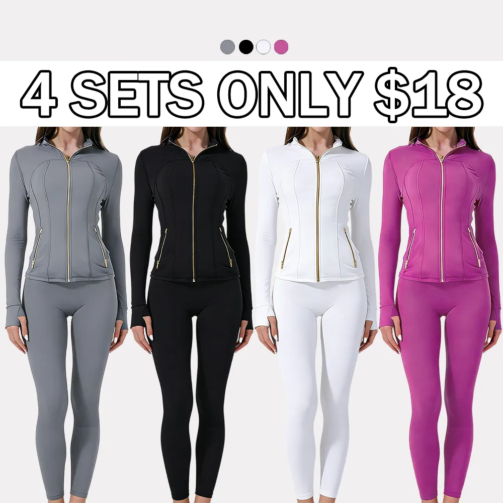 Women's Sporty Jacket & 25'' Leggings Sets