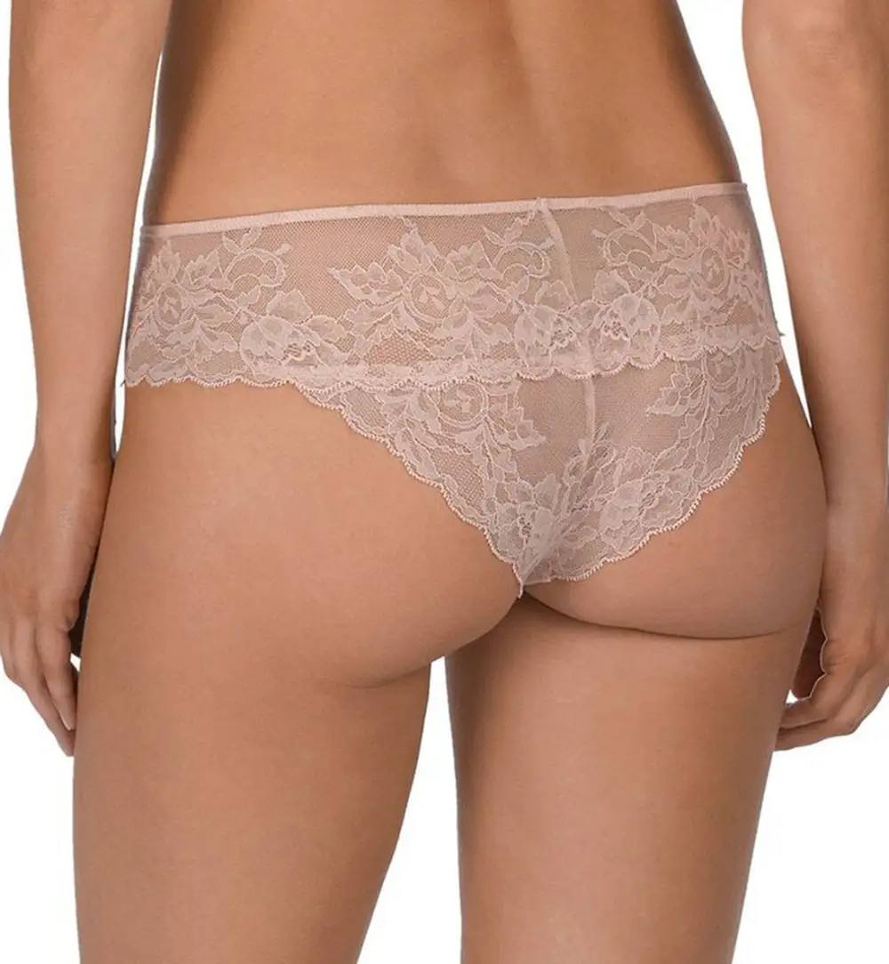 Classic Low-Rise Lace Cotton Tanga Thong Panty