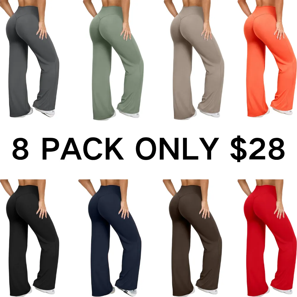 Women's Casual Pants - High-waisted Loose-Fitting Casual Pants