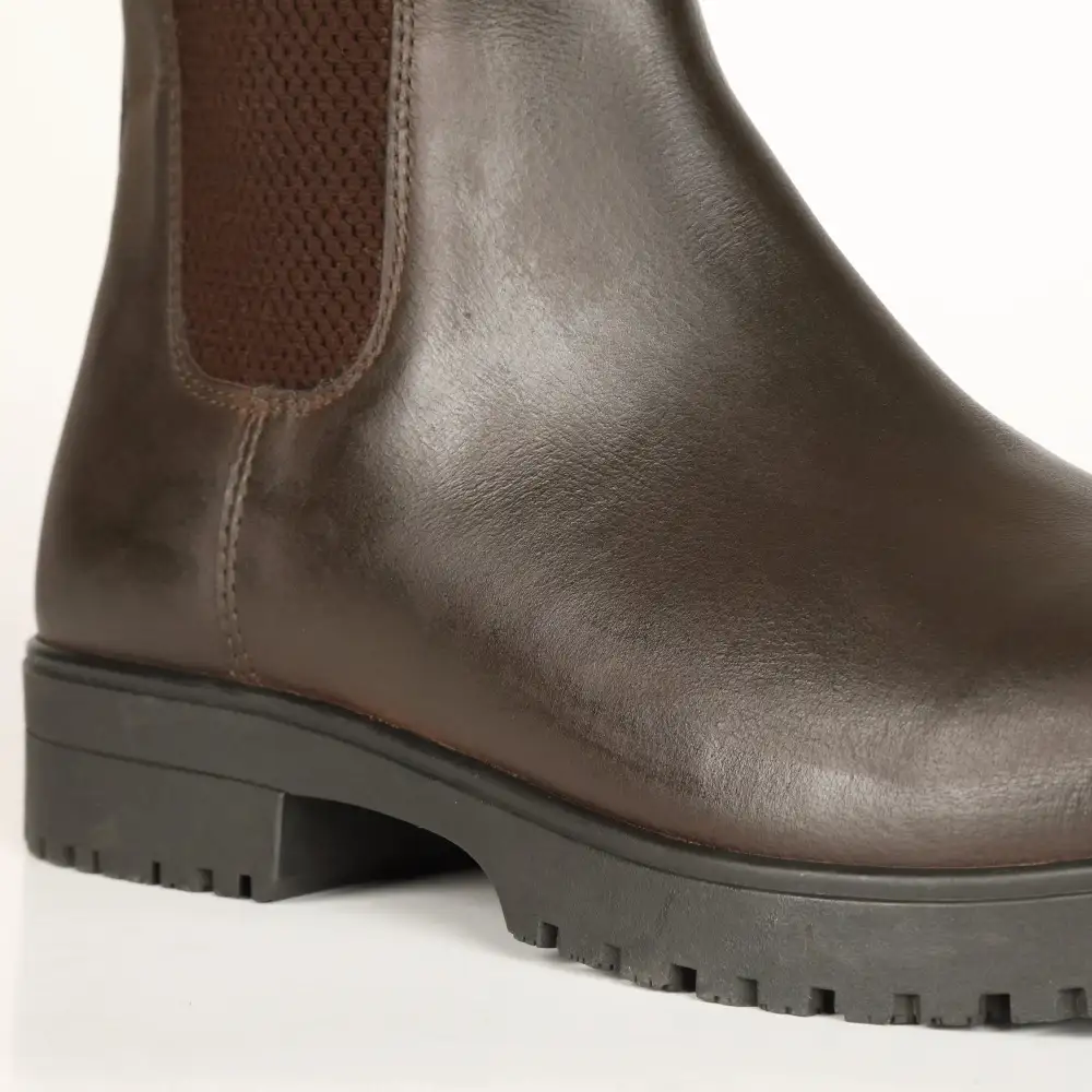 Everyday Weather-Ready Leather Riding Boots