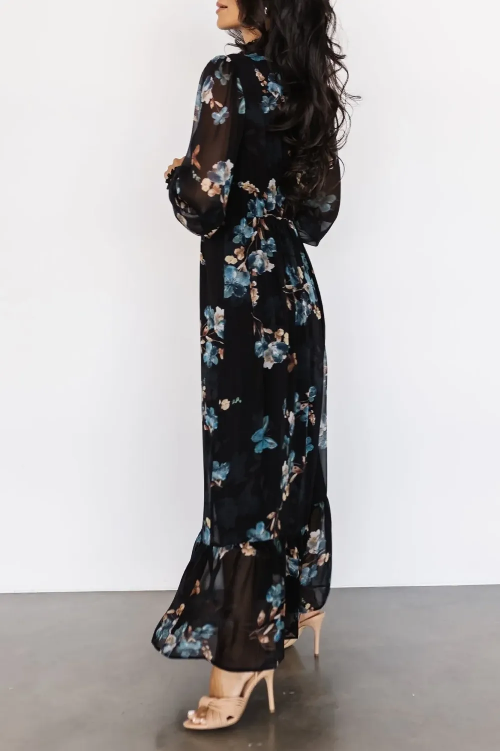 High Neck Temperament Comfortable High Waist  Dress