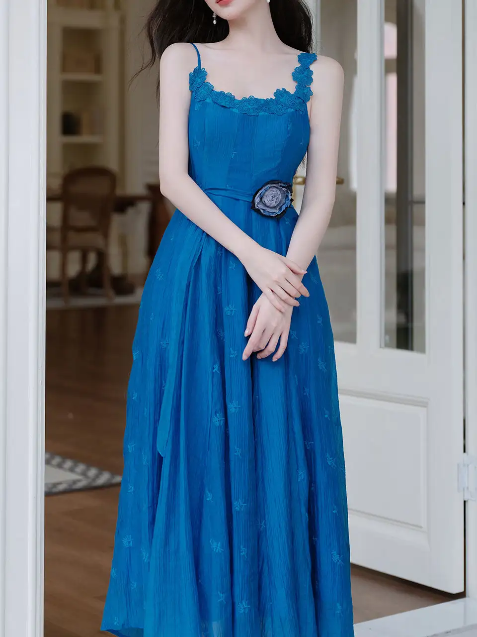 Spaghetti Strap Long Dress
