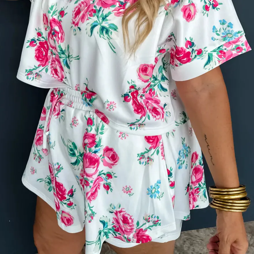 Floral Print Women's Casual Skirt