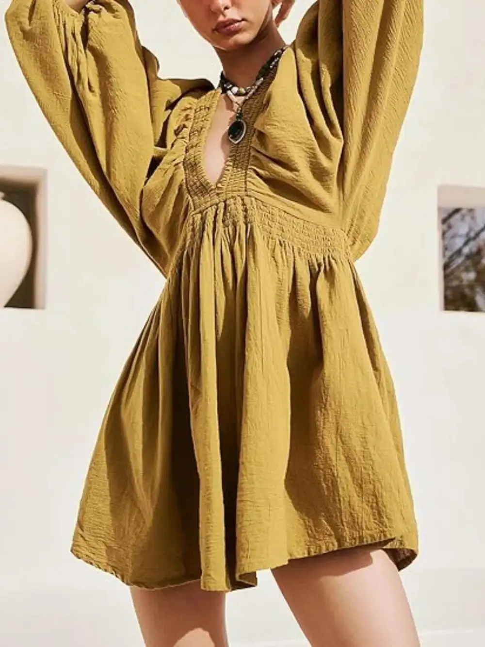 Soft Mini A-Line Dress