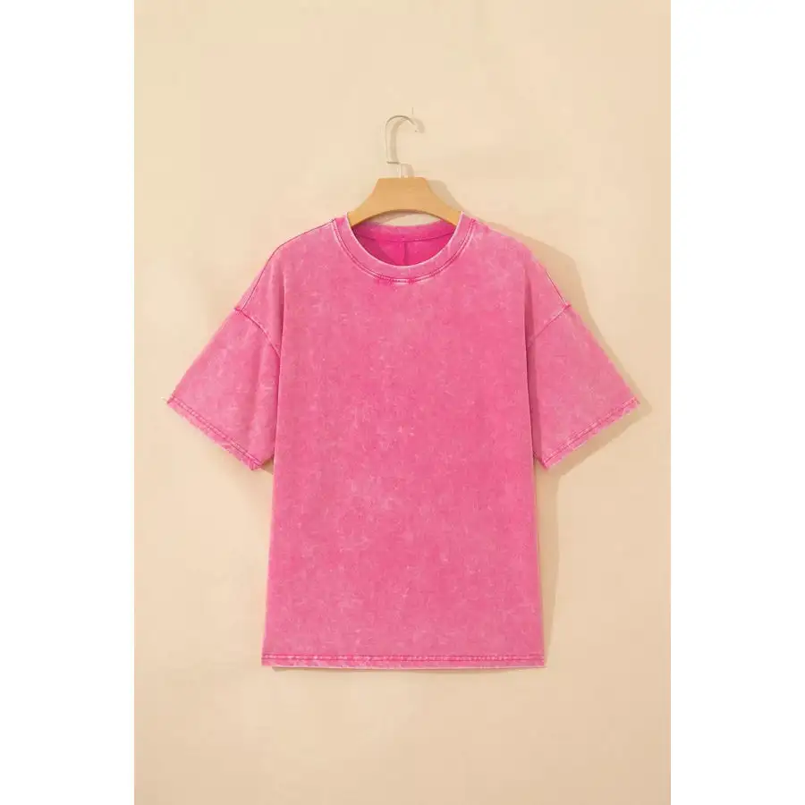 Lightweight Cotton Mineral Washed Oversize Tee