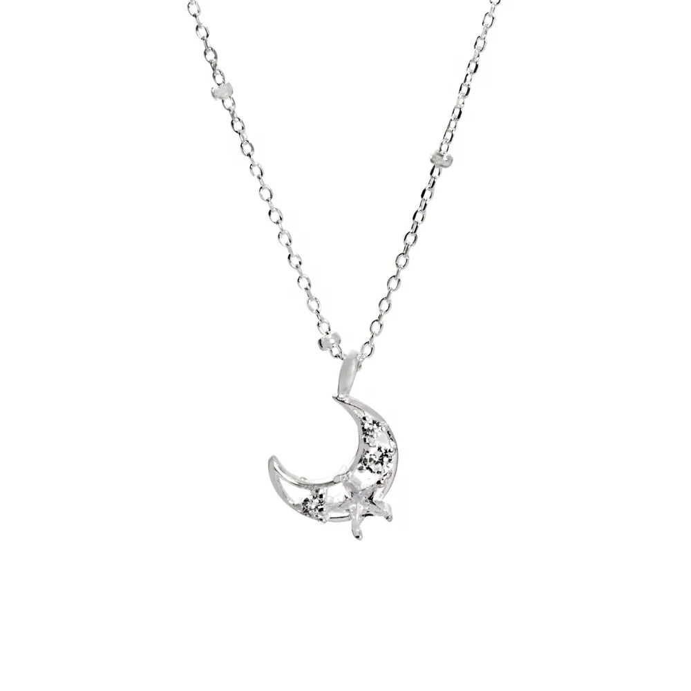 Moonlit Kiss Pendant Necklace