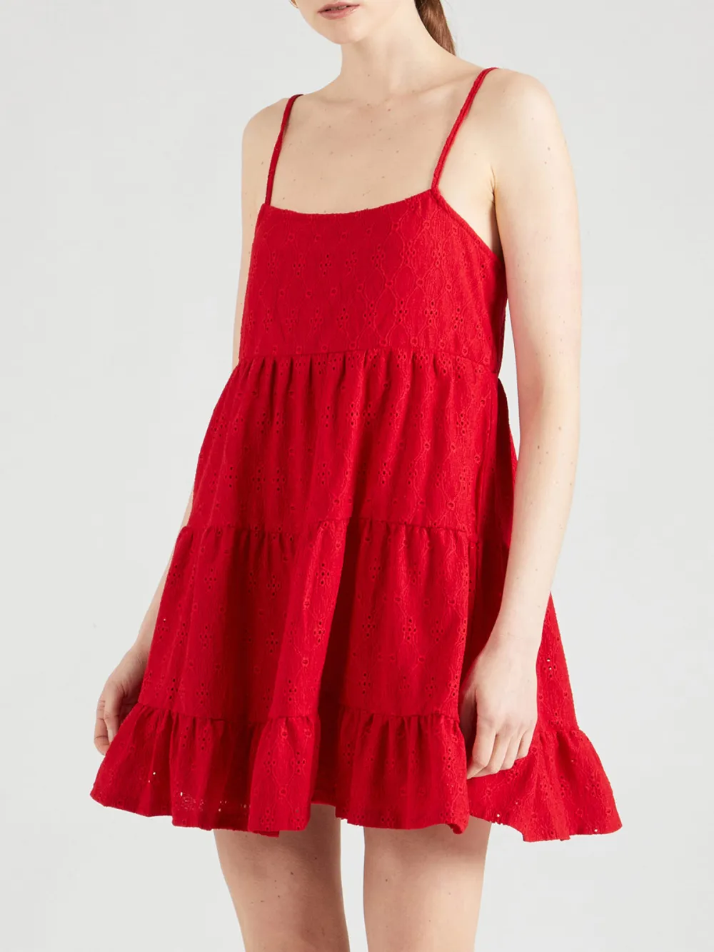 Plain Colored Casual Style Sleeveless Dress