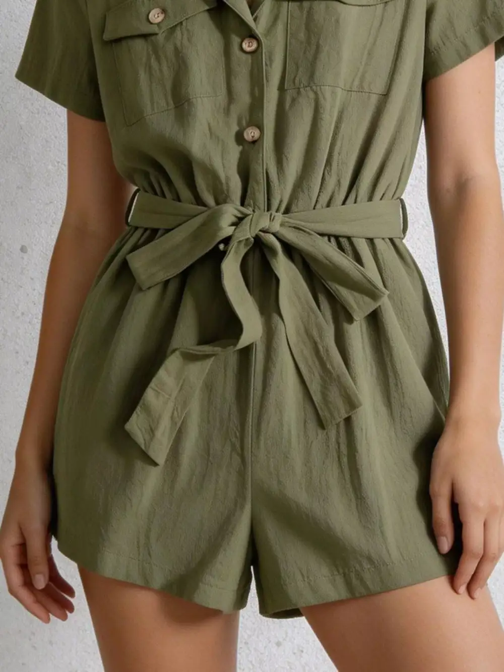 Jumpsuit Tie Romper