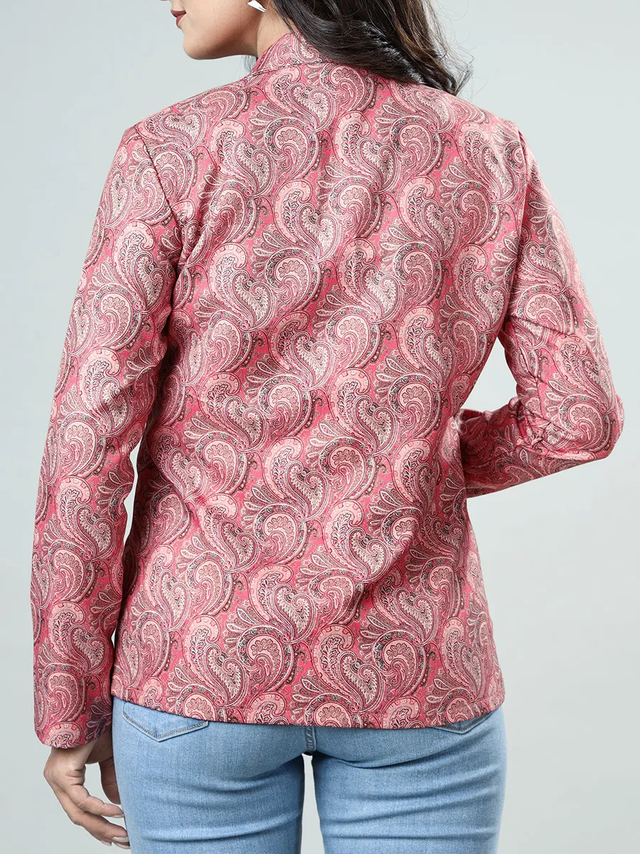 Retro Fashion Art Print Women's Jacket