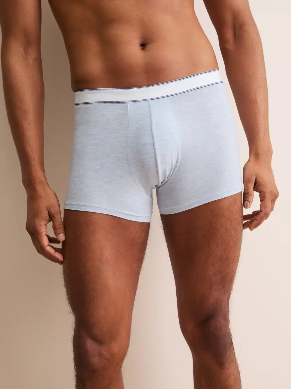 Closed Front Marl Modal Boxer Briefs