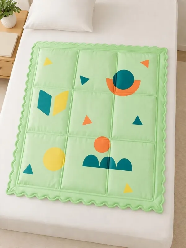 Geometric Abstract Art Print Cooling Mat
