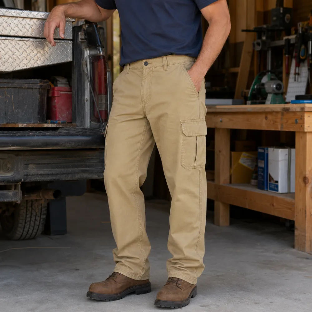 Men’s Relaxed Cargo Work Pants