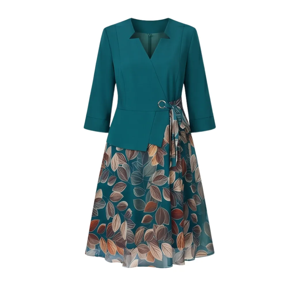 Layered Polished Midi Dress