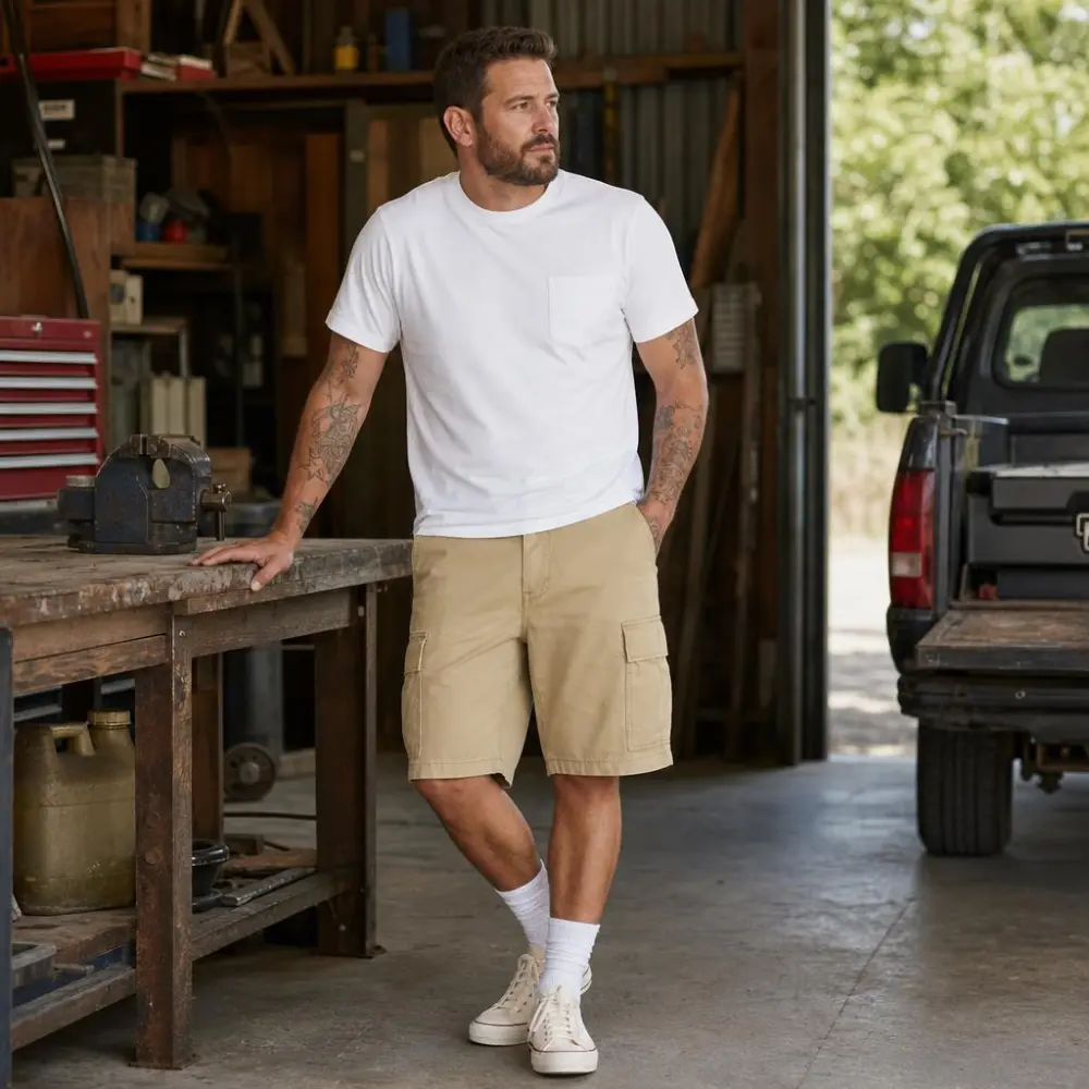 Men’s Relaxed Fit Cargo Shorts