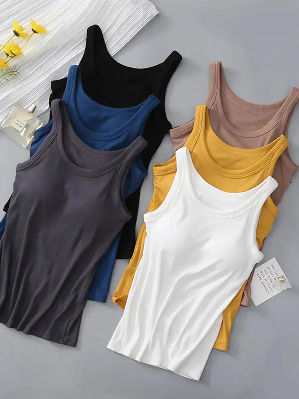 Round Neck With Built