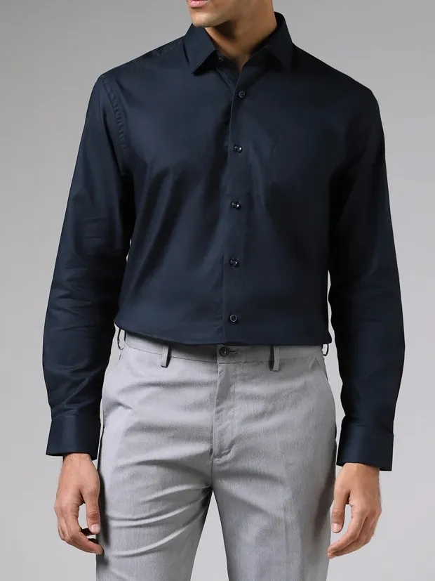 Formals Long Sleeve Cotton Relaxed-Fit Shirt