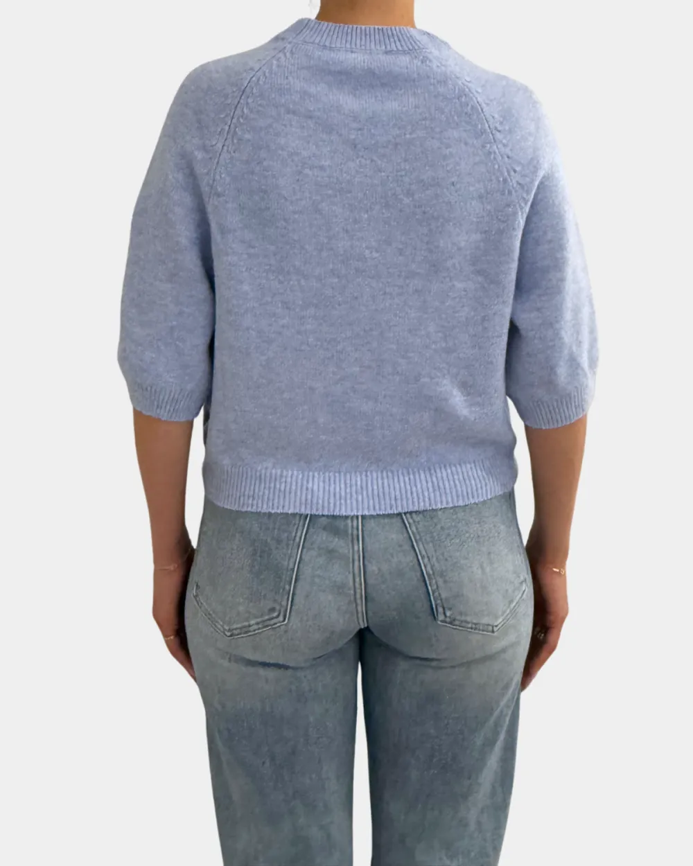 Relaxed Raglan Crew Neck Sweater