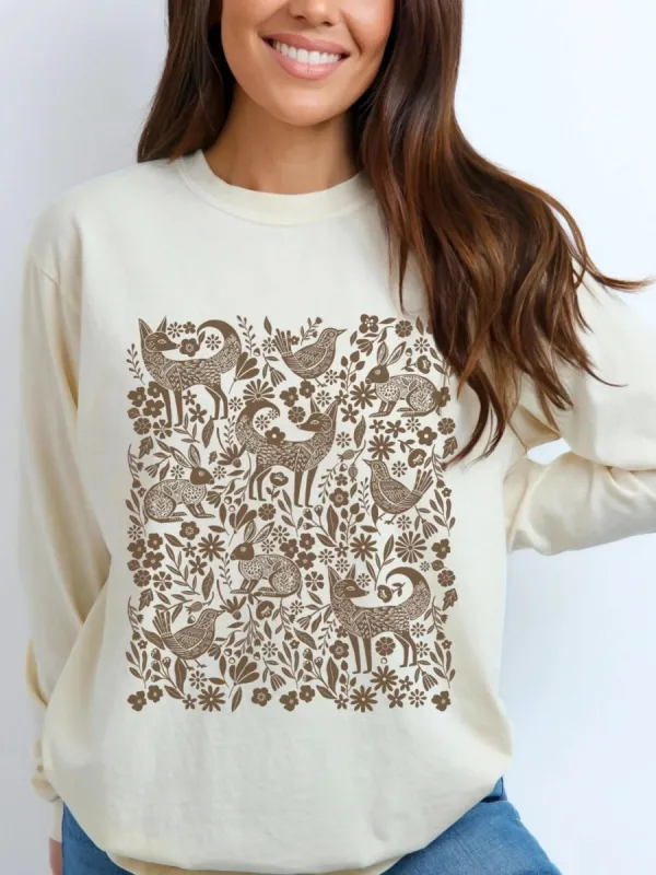 Retro Forest Animal T-Shirt