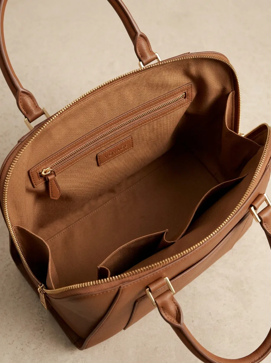Women's Textured Dual-Handle Satchel
