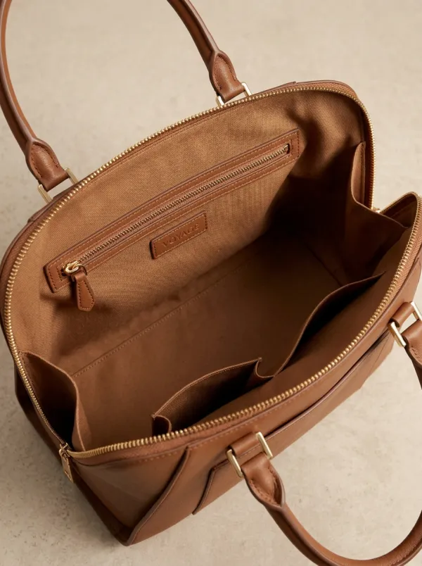 Women's Textured Dual-Handle Satchel