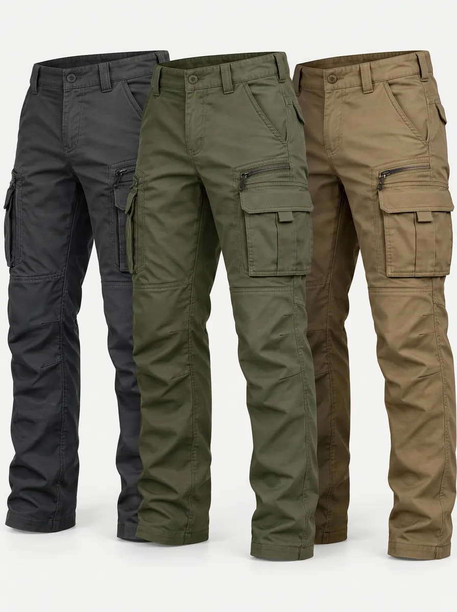 Work Ready Tactical Cargo Multi Pocket Men's Multi Pack Tactical Pants
