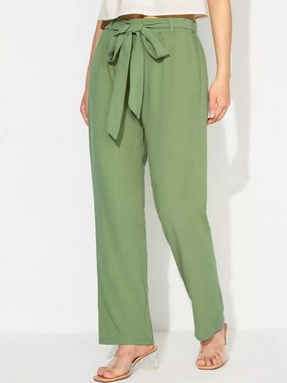 Soft Tied Wide Leg Pants
