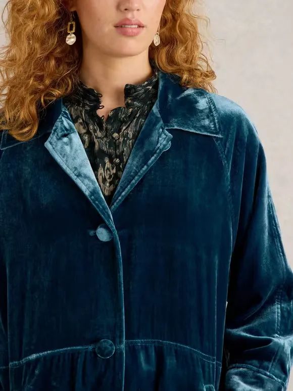 Velvet Duster Coat