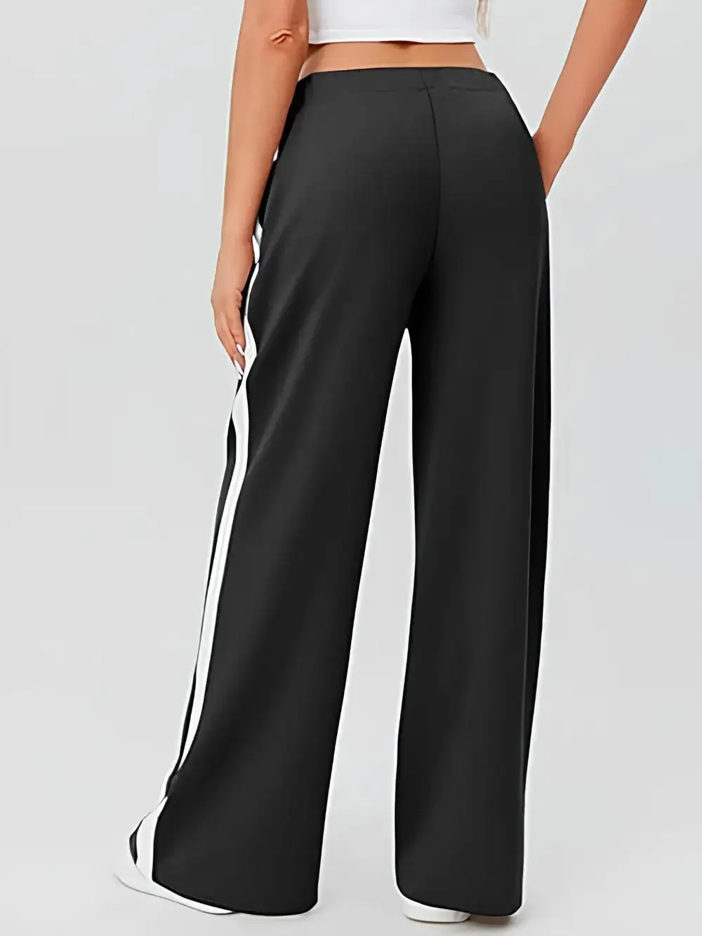 Wide Leg Striped Pants