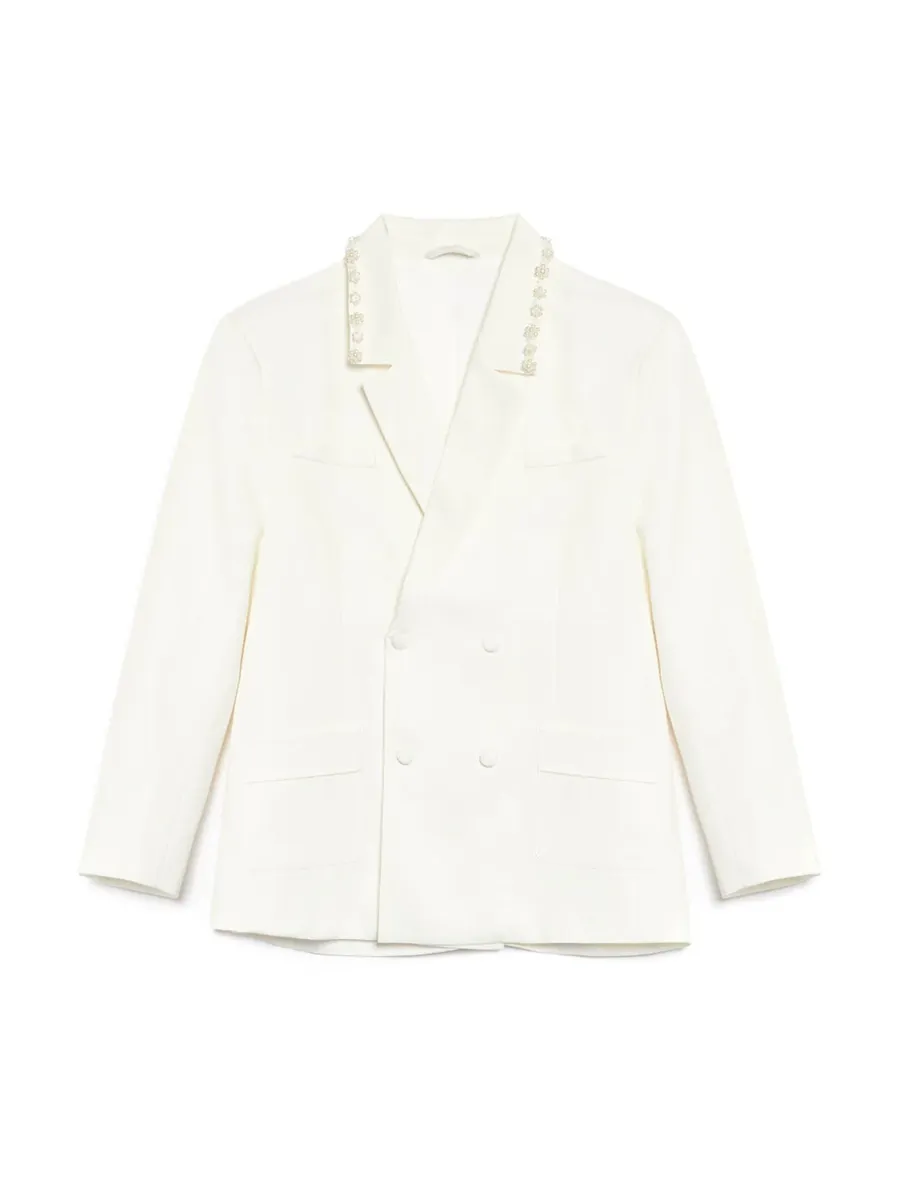 Easy Daily Outfit Pearl Blazer