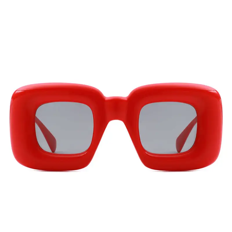 Structured Square Frame Sunglasses