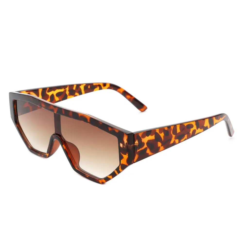 Statement Square Geometric Frame Sunglasses