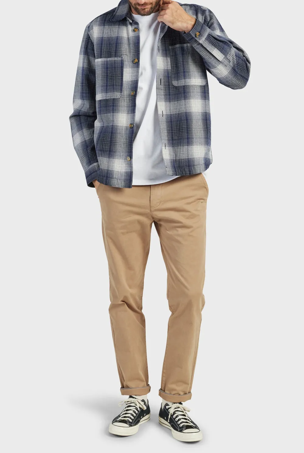 Plaid Slightly relaxed Shirt