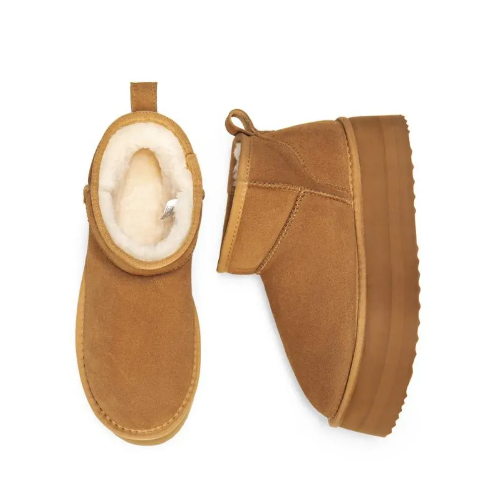 🔥 Winter Essential – 50% OFF! | Women’s Classic Suede Snow Boots with Memory Foam & Anti-Slip Sole