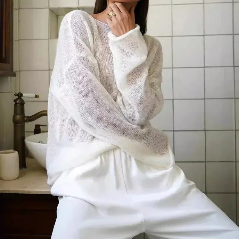 Relaxed Everyday Mesh Top