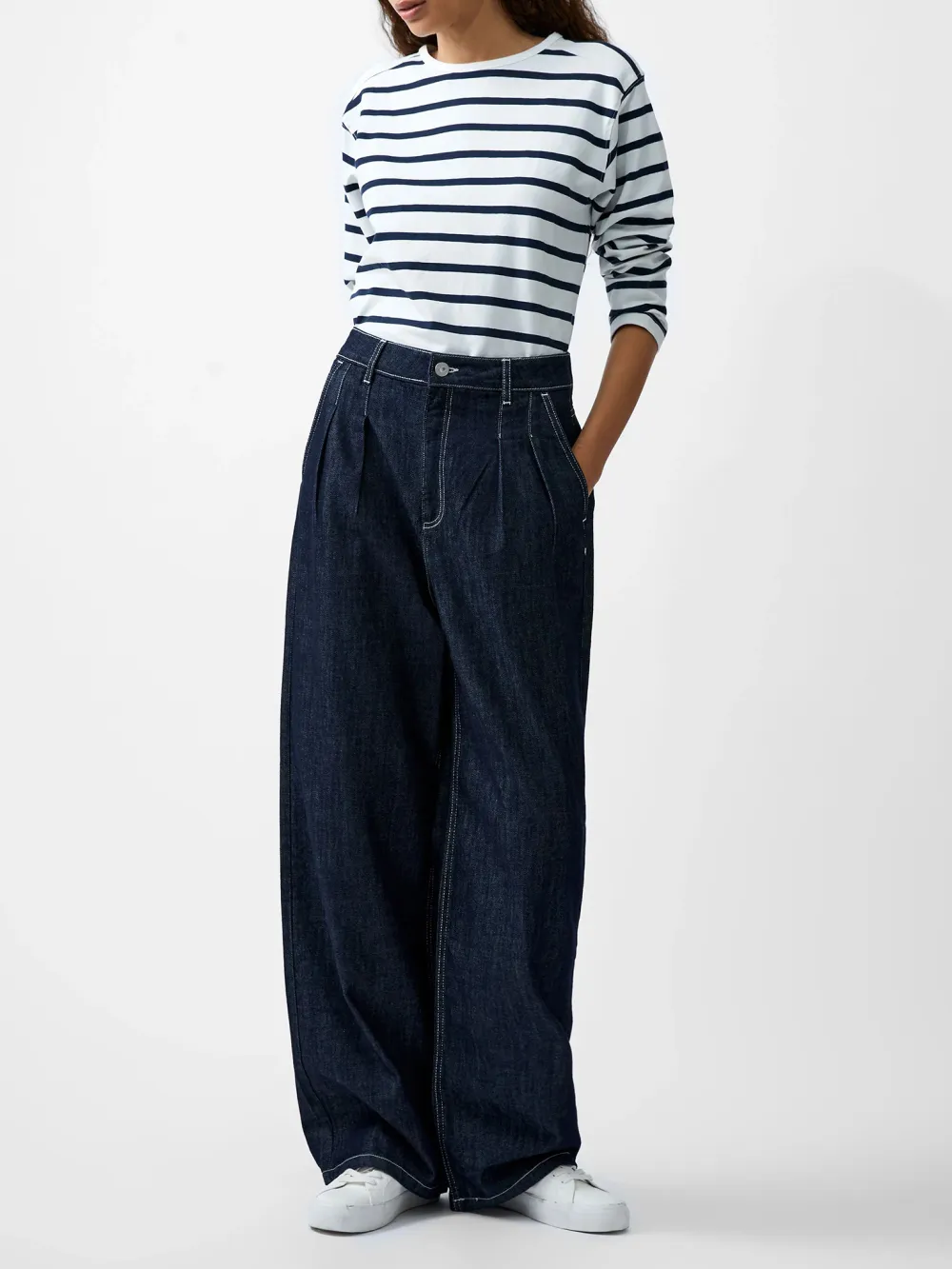 Breathable Drape Fashionable Loose Trousers