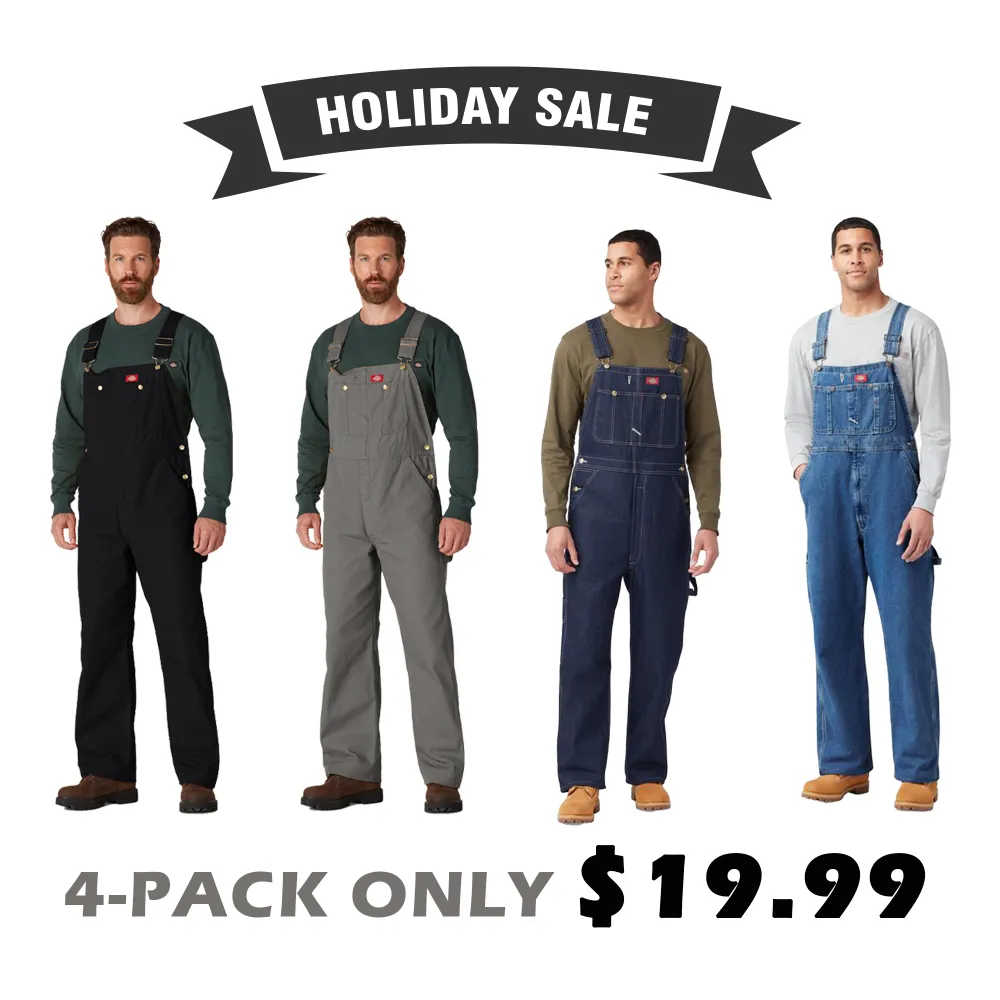 🔥Men's Classic Bib Overalls Pockets Workwear