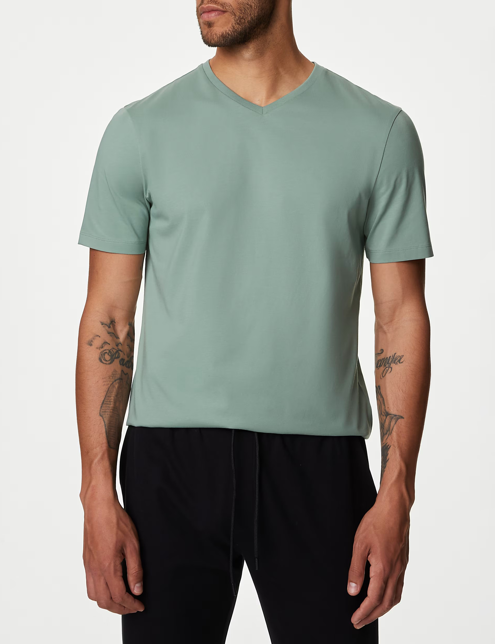 Pure Cotton V-Neck T-Shirt