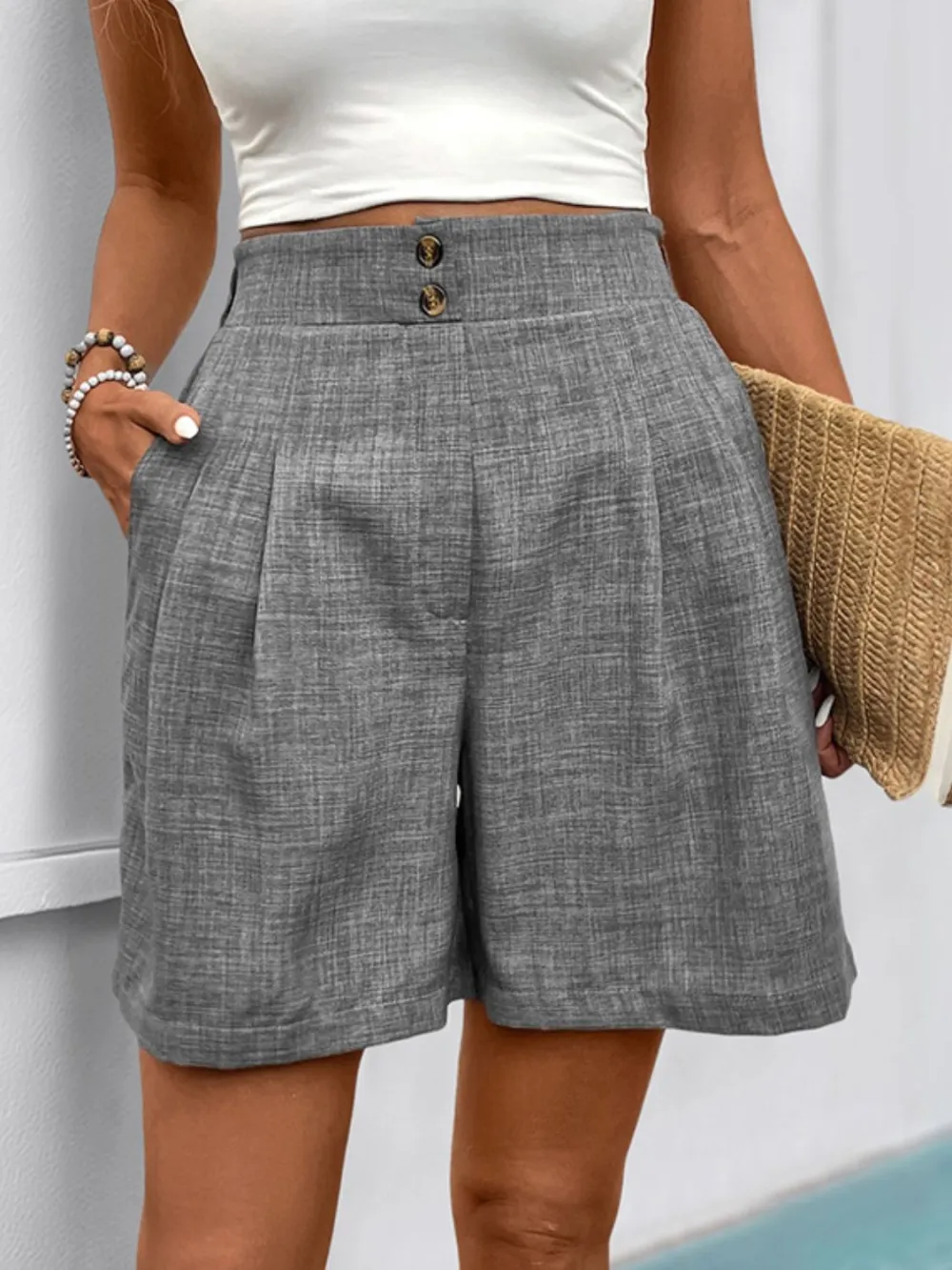 Frill Shorts Pocket