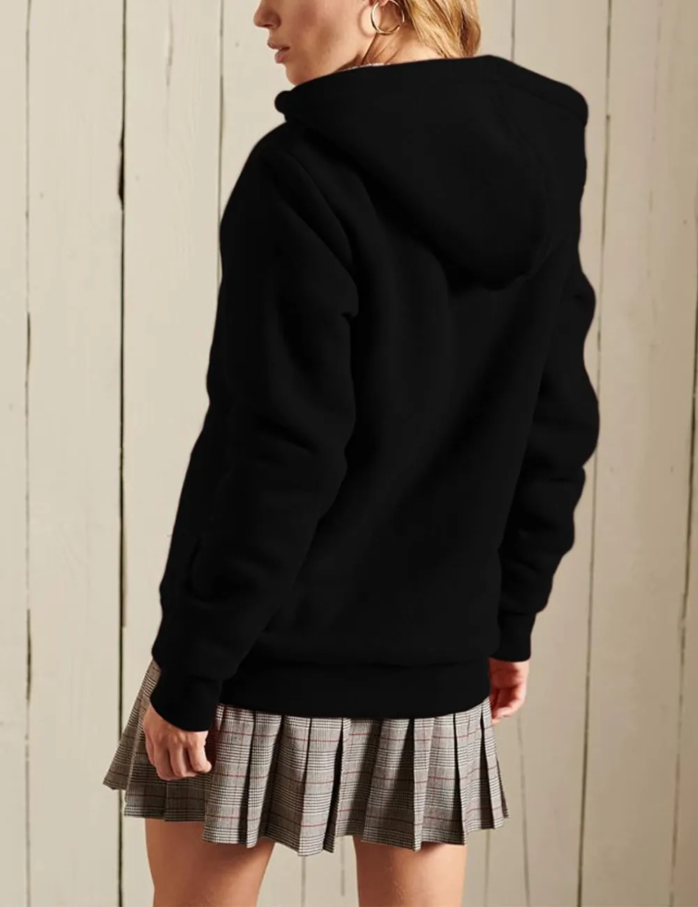 Women's Winter Hoodies Pullover Sherpa Fleece Warm Heavyweight Sweatshirt