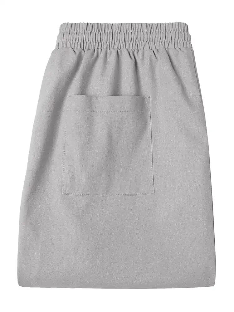 Casual Linen Beach Yoga Shorts