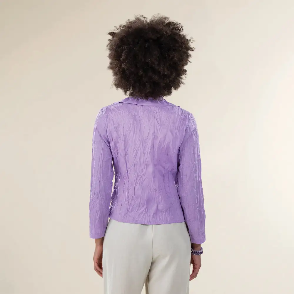 Sleek Textured Blouse